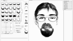 Пример композиционного рисунка для создания фоторобота